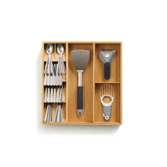 Joseph Joseph DrawerStore Bamboo Cutlery, Utensil & Gadget Organizer {4}