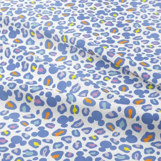 Camelot Fabrics Disney® Mickey & Friends Ears Animal Prints Periwinkle Cotton Precut Fabric Bundle {4}