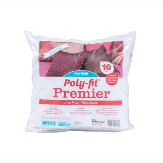 Poly-Fil&reg; Premier&trade; Mini Pillow Insert, 10" x 10" {1}