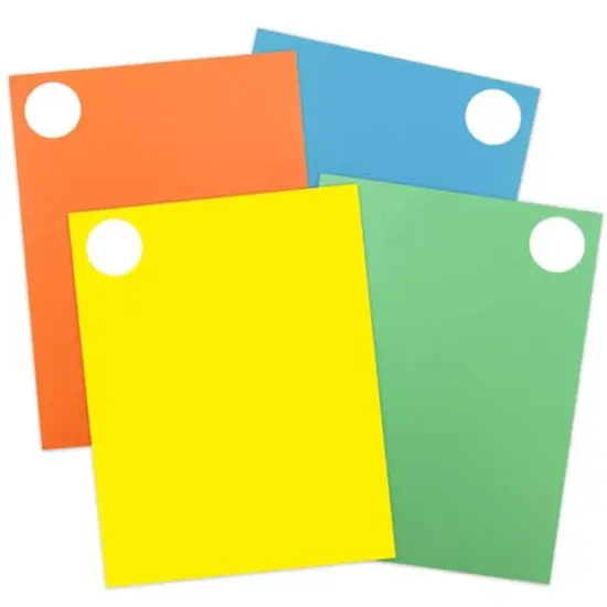 JAM Paper 1.66" Assorted Colors Circle Label Sticker Seals, 4 Packs of 120 {1}