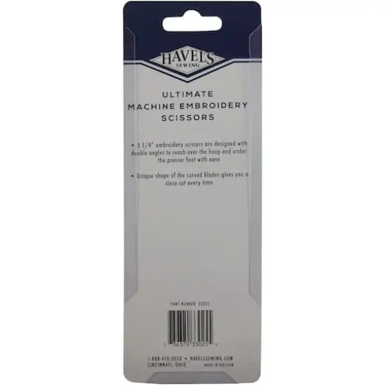 Havel's&trade; 5.25" Ultimate Angled Machine Embroidery Scissors {5}