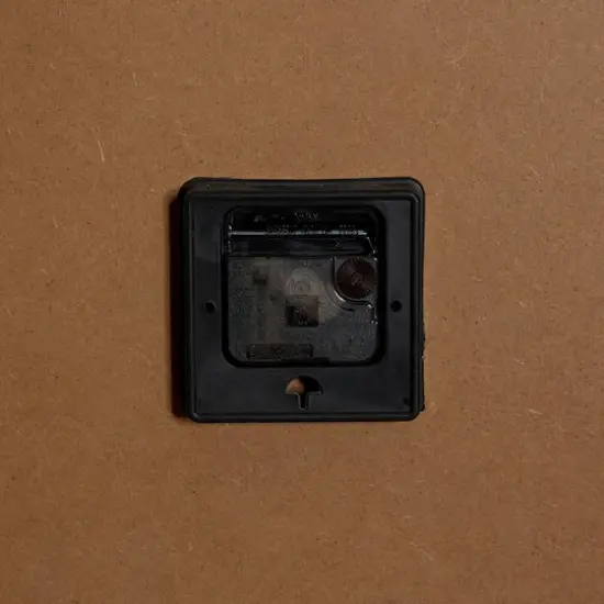 White Wood Farmhouse Wall Clock, 31" x 22" x 4" {8}