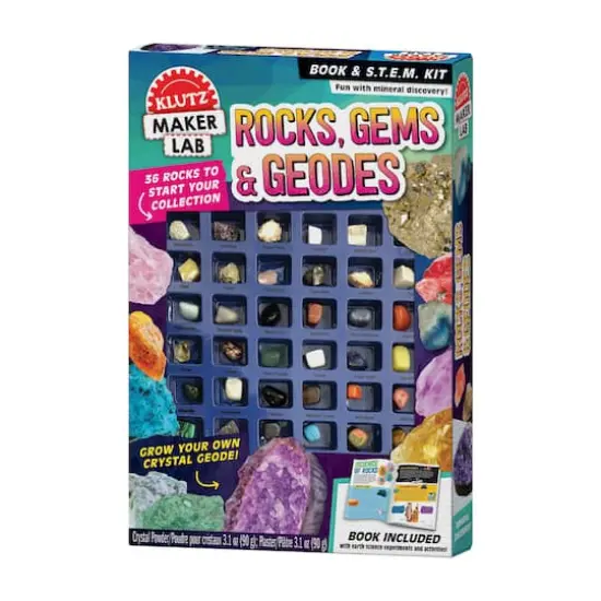 Klutz&reg; Maker Lab: Rocks, Gems & Geodes {3}
