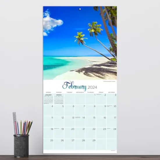 TF Publishing 2024 Tropical Beaches Wall Calendar {5}