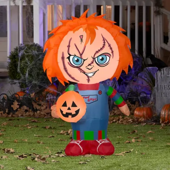 42.1" Airblown&reg; Inflatable Halloween Stylized Universal Chucky {3}