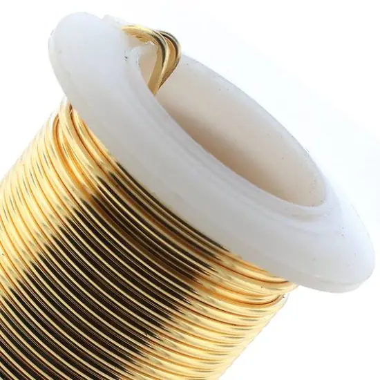 The Beadsmith&reg; Wire&trade; Elements 16 Gauge Tarnish-Resistant Wire Gold {6}