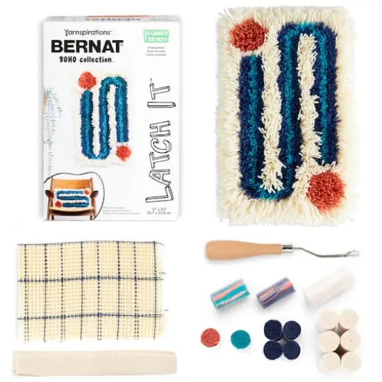Bernat&reg; Latch It&trade; Winding Road Boho Yarn Kit {1}