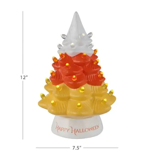 Mr. Halloween 12" Ceramic Candy Corn Tree {4}