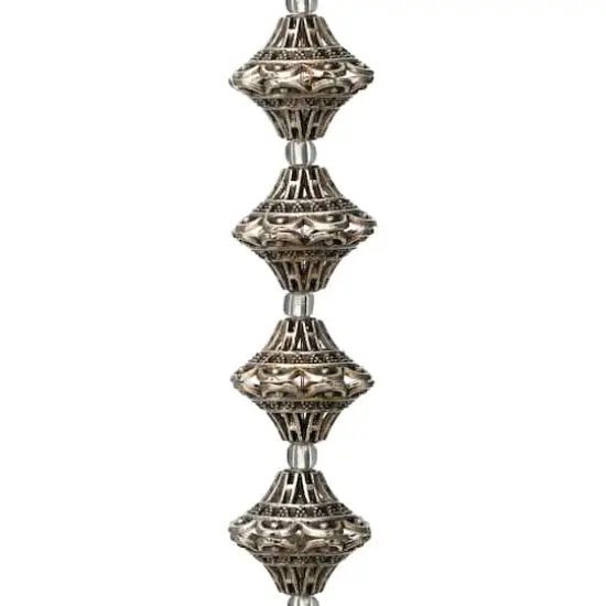 Silver Metal Cap-shaped Beads, 18mm by Bead Landing&trade; {1}