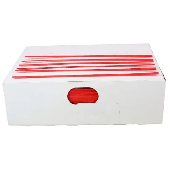 JAM Paper Home D&eacute;cor Trimmings 6" Paper Twist Ties, 2,000ct. Red {1}