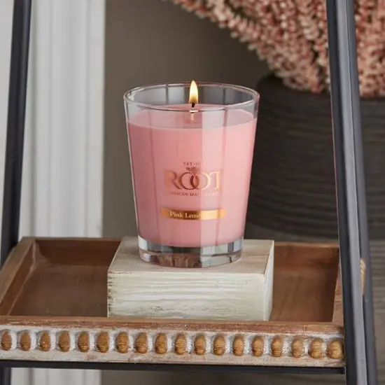 Root Candles 10.5oz. Large Scented Honeycomb Veriglass Jar Candle Pink Lemonade {3}