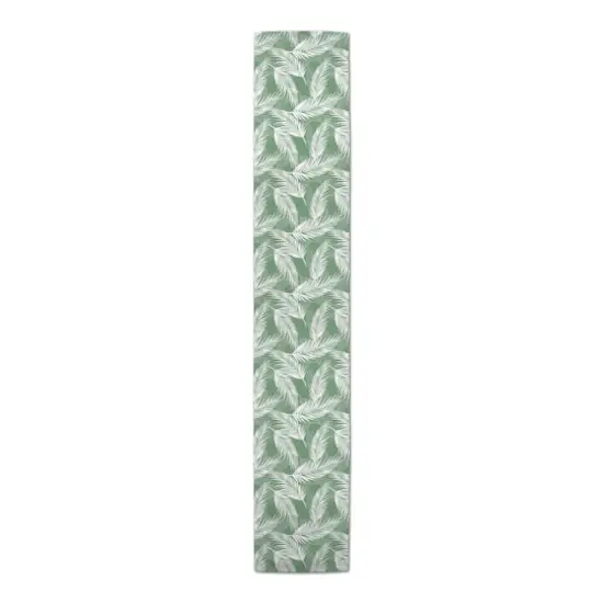 Palms on Green Outdoor Table Runner {1}
