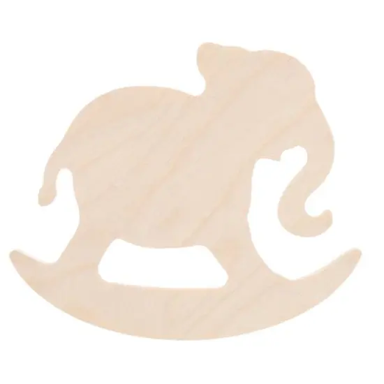 Leisure Arts&reg; 6" Rocking Elephant Wood Shape {3}