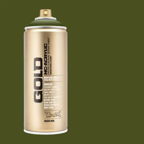 Montana™ Gold Acrylic Professional Spray Paint CL6340 Olive Green {4}