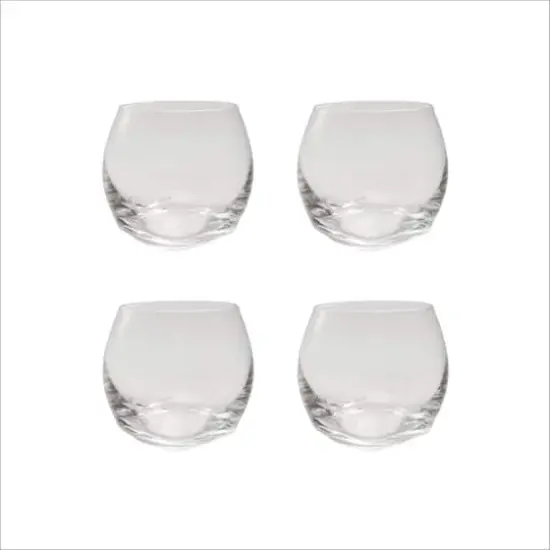 Hello Honey 6-Ounce Whiskey Glass, Clear, Set of 4 {1}