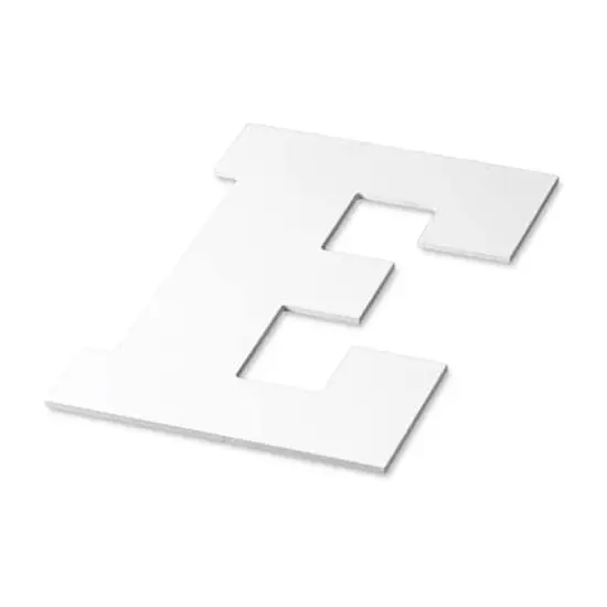 13" White MDF Uppercase Letter by Make Market&reg; E {4}