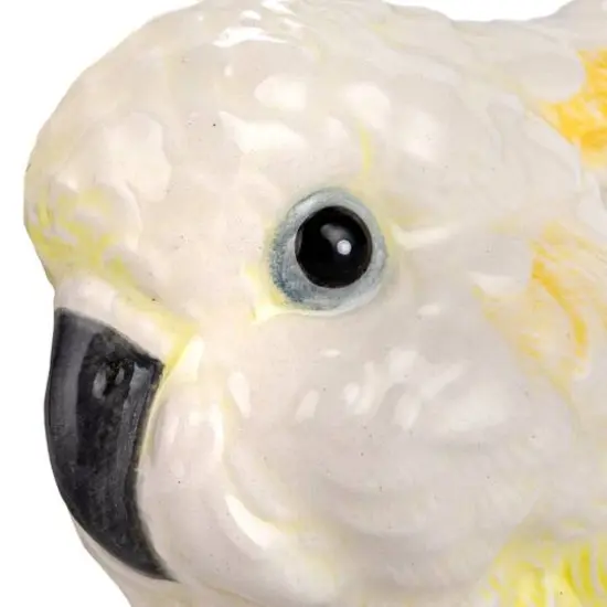 Hello Honey&reg; 9.25" White Ceramic Cockatoo Jar {5}