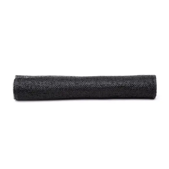 21" x 5yd. Black Poly Burlap Mesh by Celebrate It&trade; {4}