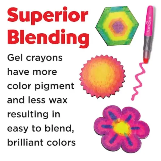 Faber-Castell&reg; 12 Color Gel Crayons {5}