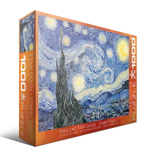 Vincent Van Gogh Starry Night 1000 Piece Jigsaw Puzzle {1}