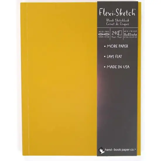 Global Art Flexi-Sketch&trade; Sketchbook, Butternut 11" x 8.5" {1}