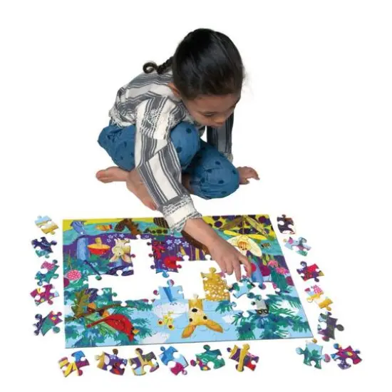 eeBoo Life on Earth 100 Piece Puzzle {4}