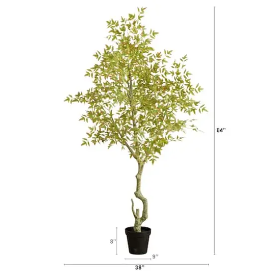 7ft. Autumn Nandina Artificial Fall Tree {3}