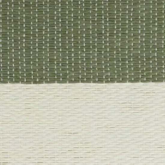 DII&reg; Large Rectangle Stripes Paper Bin Olive Green {5}