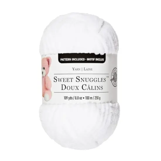 Sweet Snuggles&trade; Yarn by Loops & Threads&reg; White {1}