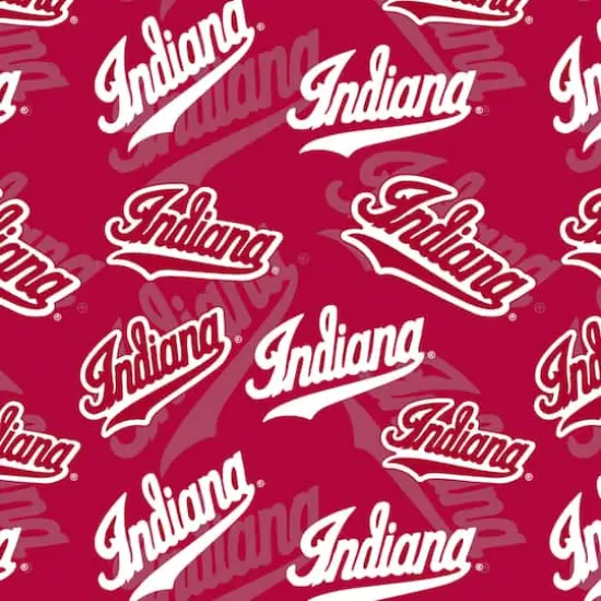 NCAA Indiana University Hoosiers Cotton Fabric {1}