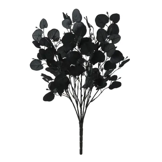 19" Black Eucalyptus Leaf & Berry Bush by Ashland&reg; {1}