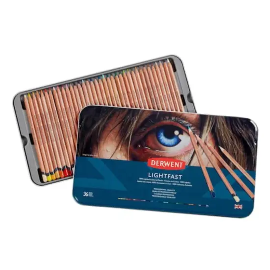Derwent Lightfast Pencil 36 Color Tin Set {1}