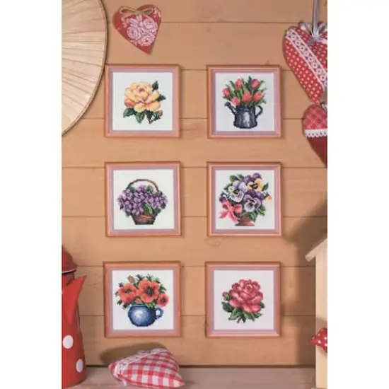 Orchidea Cross Stitch Kit Red Rose {3}