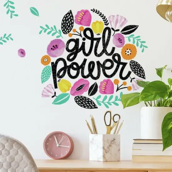 RoomMates Girl Power Peel & Stick Giant Wall Decals {4}