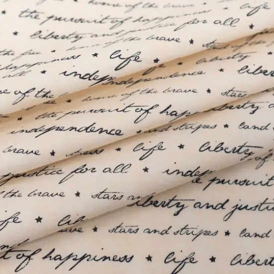 SINGER Liberty Justice For All Cotton Fabric {3}