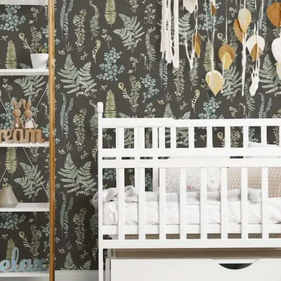 RoomMates Sage Fern Study Peel & Stick Wallpaper {4}