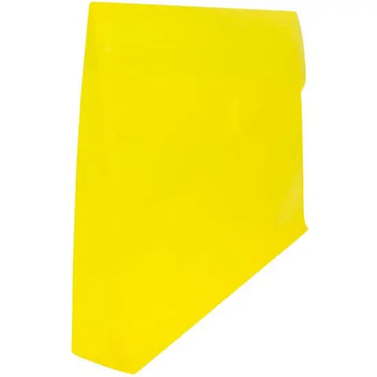 JAM Paper 9.75" x 13" Plastic Hook & Loop Closure Envelopes, 12ct. Yellow {5}