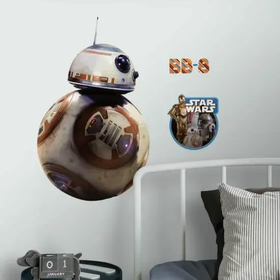 RoomMates Star Wars Episode VII BB-8 Peel & Stick Giant Decal {4}