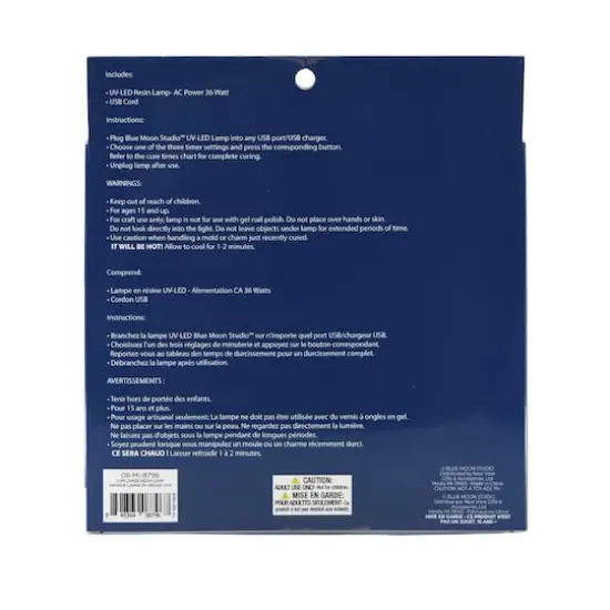 Blue Moon Studio&trade; UV Resin Craft Large UV-LED Resin Lamp {5}