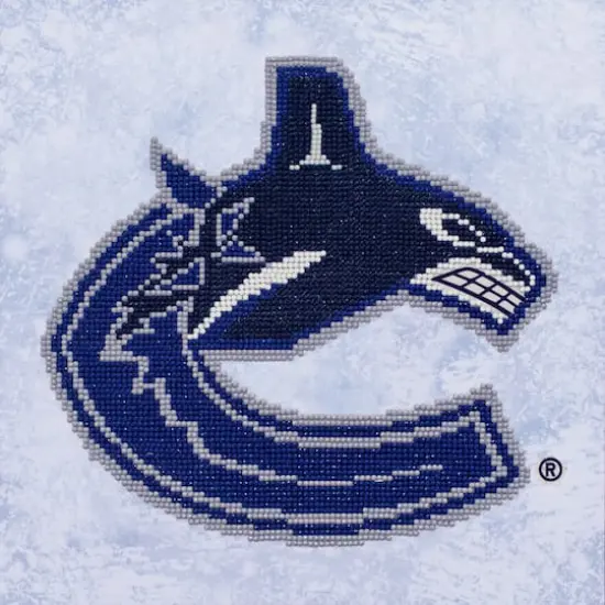 Camelot&reg; Dots NHL Vancouver Canucks Diamond Painting Kit {1}
