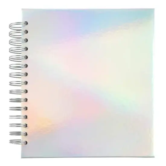 8" x 8" Spiral Bound Scrapbook Album by Recollections&reg; Holographic {1}