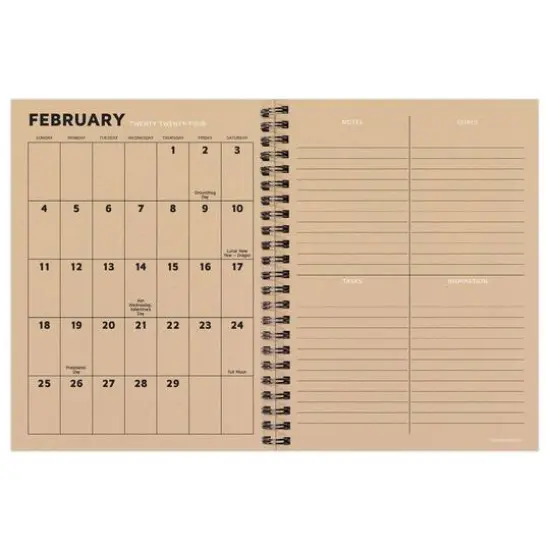 TF Publishing 2024 Leaflet Medium Weekly Monthly Planner {3}