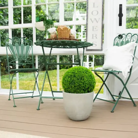 16in. UV Resistant Artificial Mediterranean Cypress Topiary Plant (Indoor/Outdoor) {8}