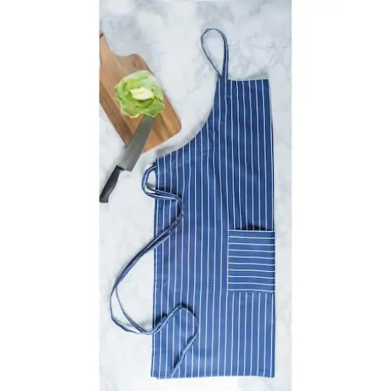 DII&reg; Nautical Blue Pinstripe Chef Apron {4}