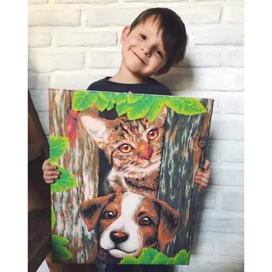 Crafting Spark Two Friends Painting by Numbers Kit {7}