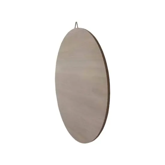 18" Greywashed Round Plaque by Make Market&reg; {4}