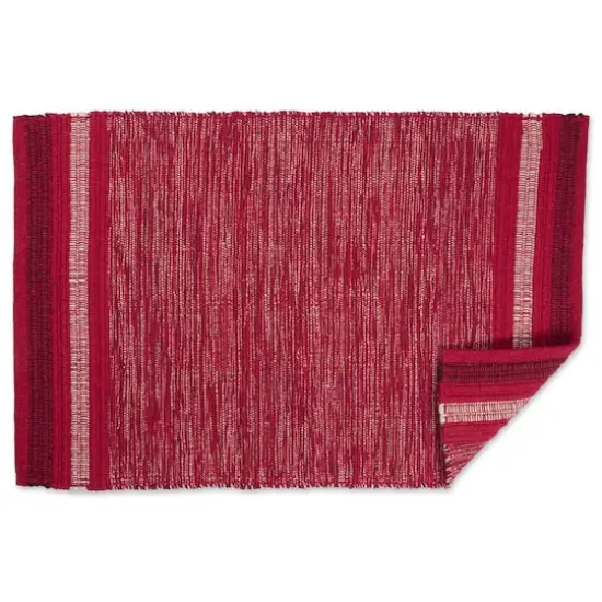 DII&reg; Variegated Red Recycled Yarn Rug, 2ft. x 3ft. {6}
