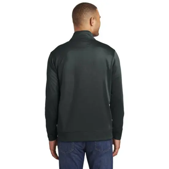 Port & Company&reg; Performance Fleece 1/4-Zip Pullover Sweatshirt Jet Black {5}