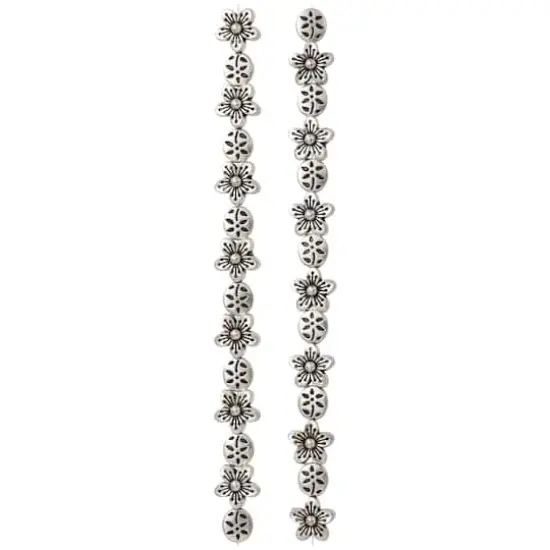 Silver Flower Beads by Bead Landing&trade; {4}