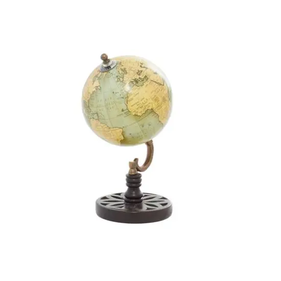 Green Wood Traditional Globe {4}